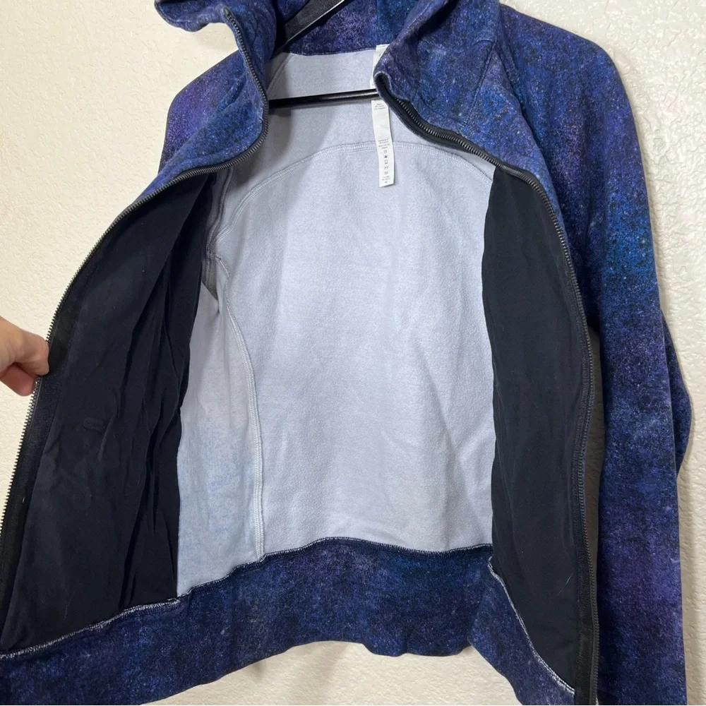 Lululemon Scuba Hoodie Polar Lights Blue Multi Size 8